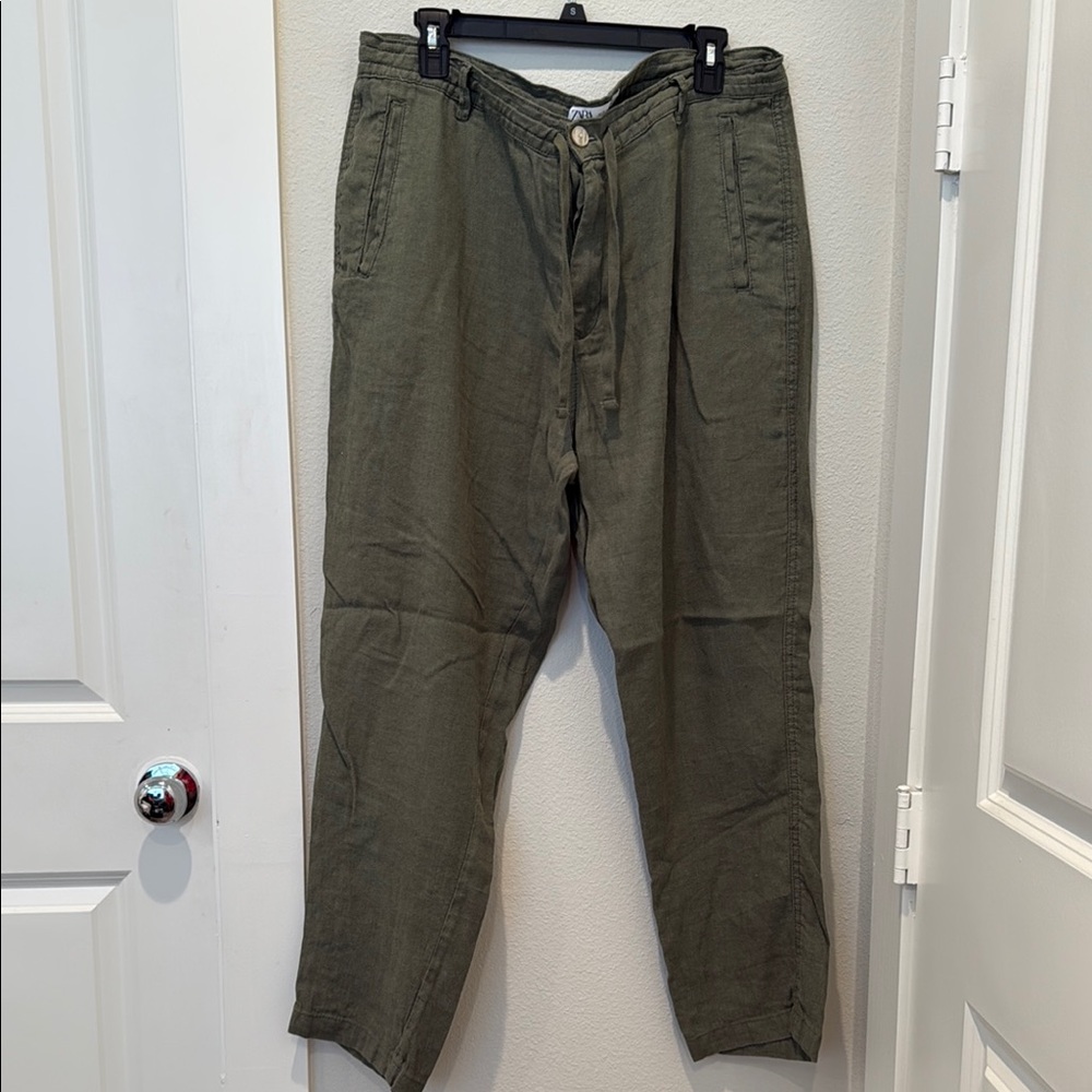 Men's Olive Zara Green Pants